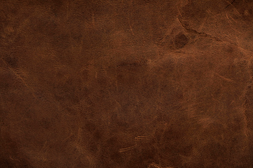 Brown leather upholstery