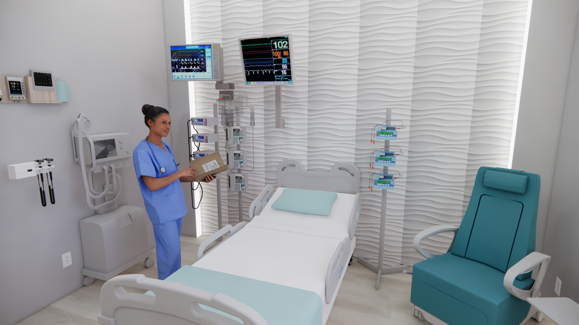 Pulse patient room